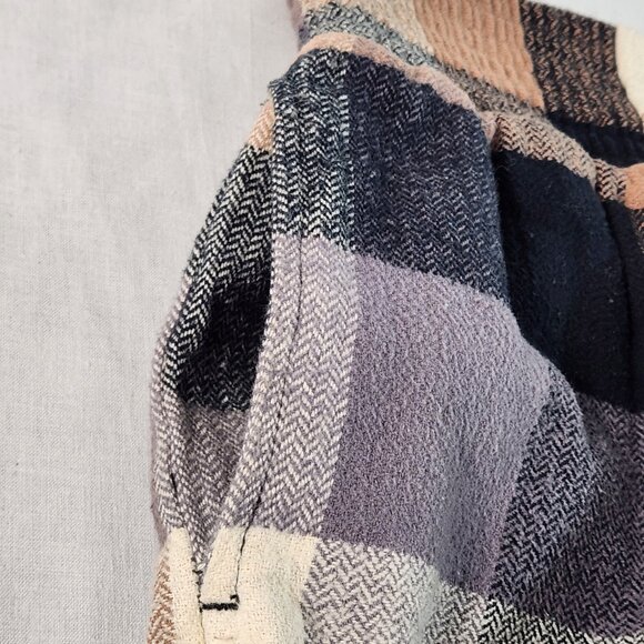 Kavu Women’s Sz LARGE Plaid Skirt All Cotton Designer Fashion Pull On Stretch - Picture 5 of 10